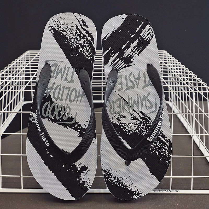 Chanclas de estilo de graffiti de PVC al por mayor