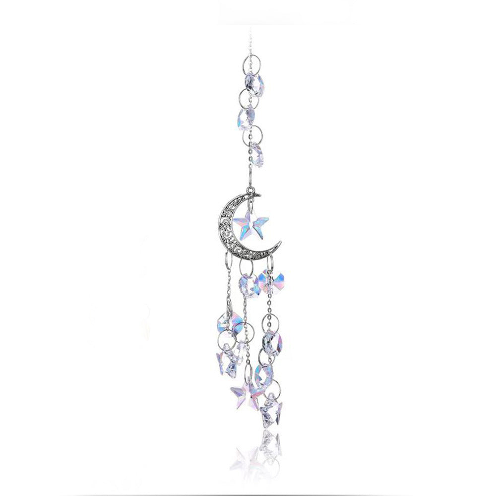 Wholesale Moon Five-pointed Star Window Decoration Wind Chimes