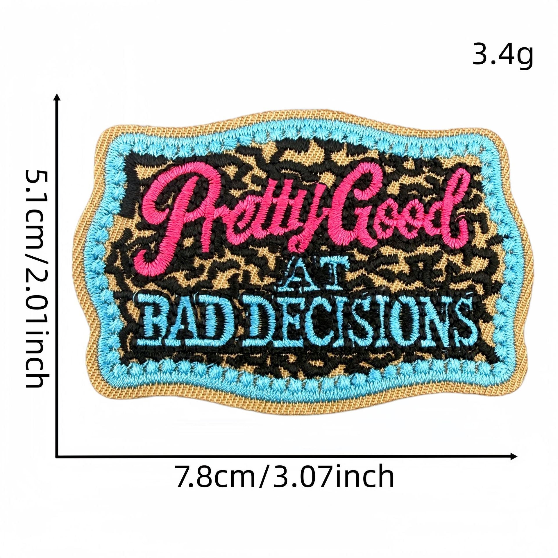 Wholesale Chic Embroidered Patch Set Of 18 Polyester Thread Cowboy Skull Bow Checkerboard DIY Craft Supply For Clothing Decoration