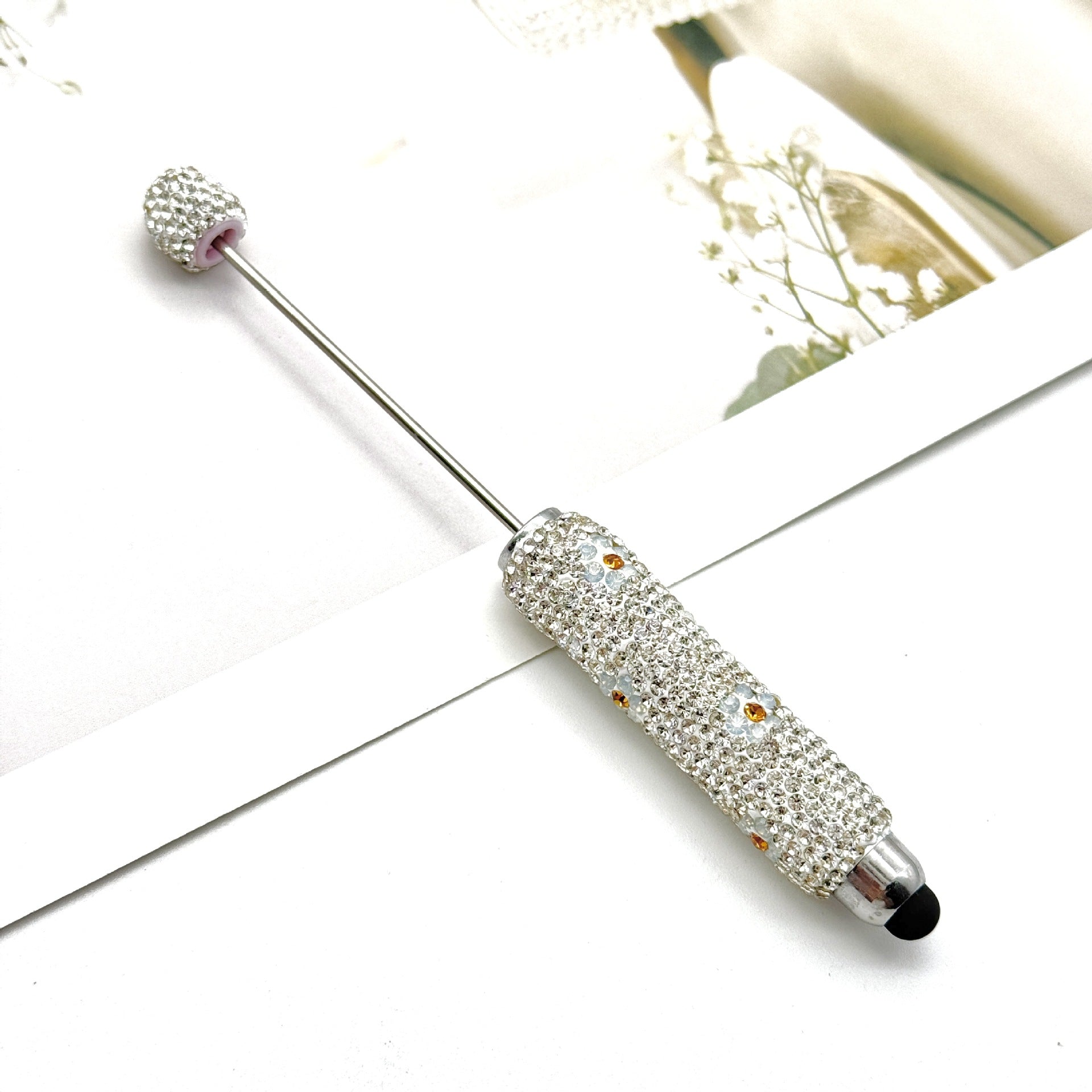 Wholesale Multi-Color  Full Diamond Touch Screen Beadable Pen
