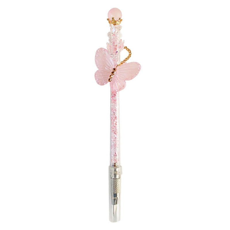 Wholesale Crystal Ball Butterfly Broken Diamond Replaceable Blade Utility Knife