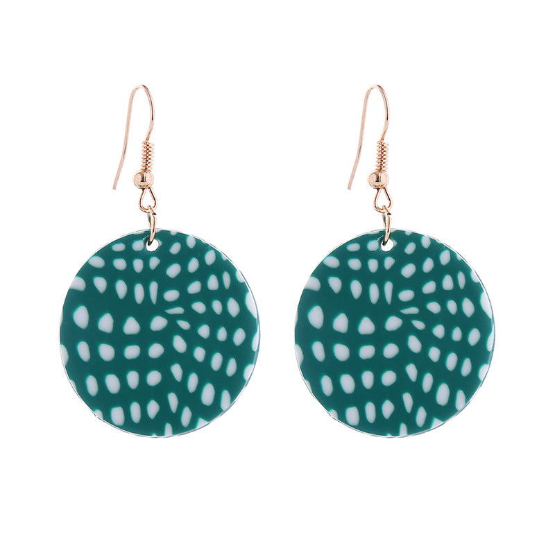 Wholesale Christmas Series Soft Clay Christmas Tree Earrings