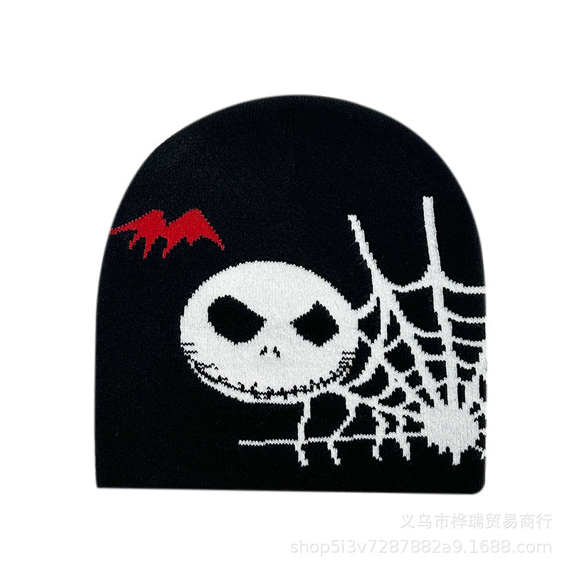 Wholesale Halloween Party Pirate Skull Acrylic knitted hat