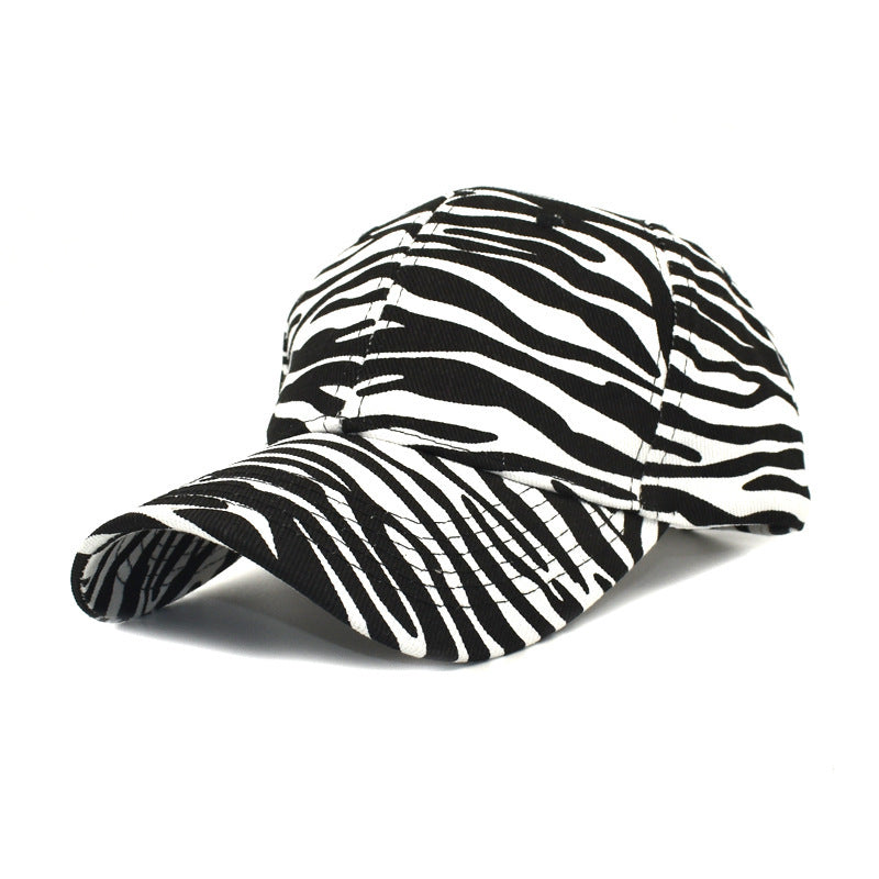 Wholesale Zebra Print Cotton Baseball Cap