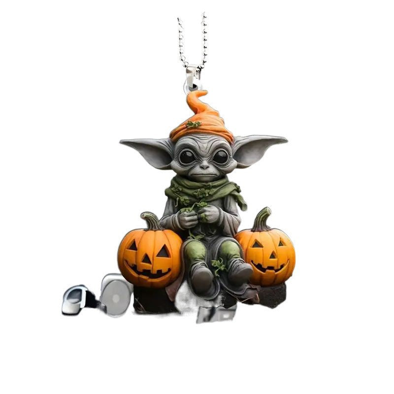 Wholesale Acrylic 2D Pumpkin Man  Decorations