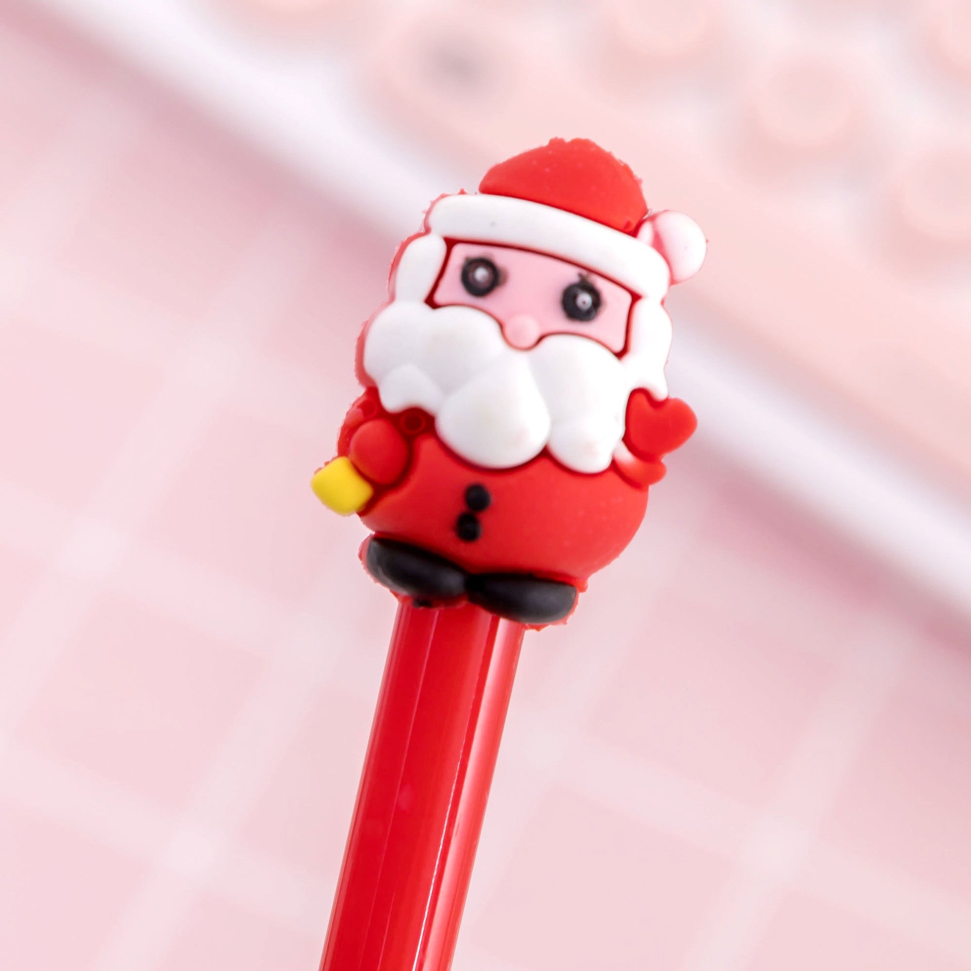 Wholesale Christmas Plastic Cute Cartoon Creative Santa Claus Signature Pen