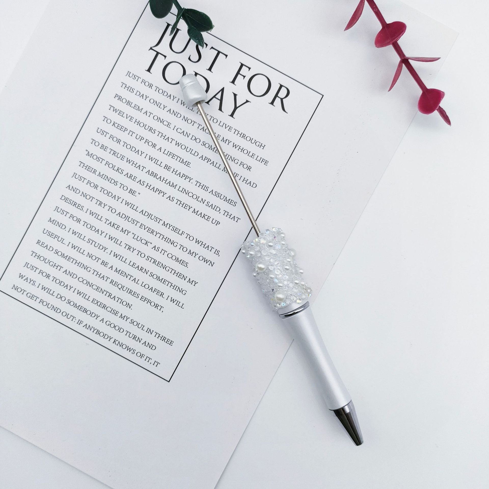 Wholesale 10pcs Pearl Sugar Bead Pen Hand Painted Beads DIY