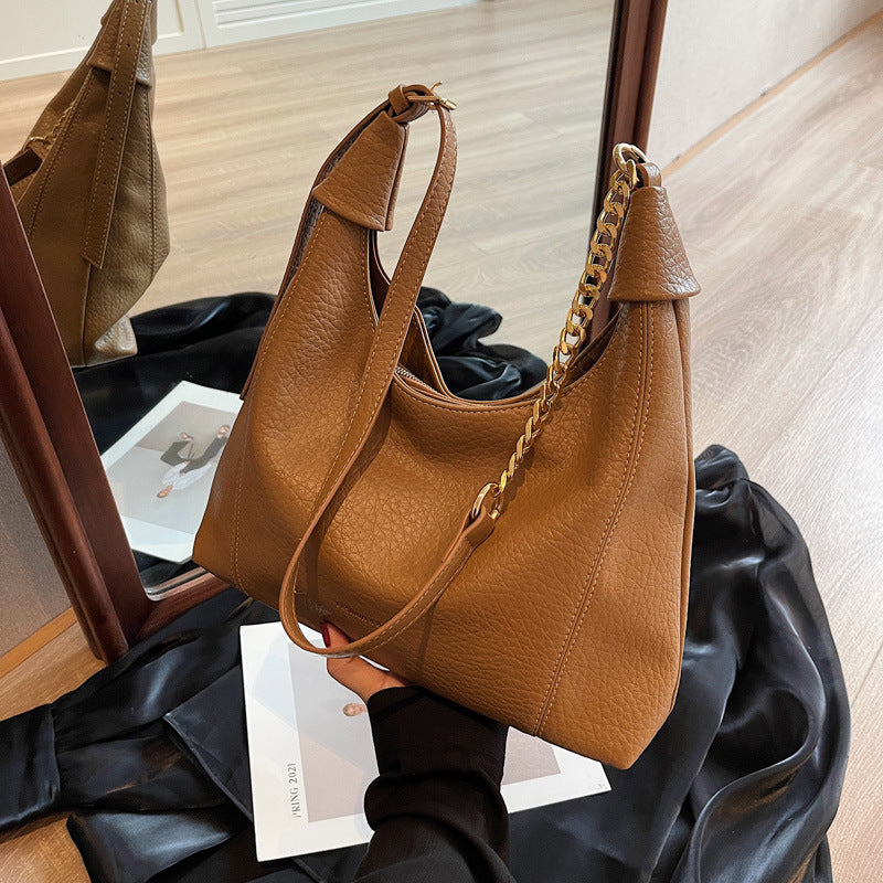 Wholesale PU Underarm Bag with Large Capacity Soft Face Single Shoulder Crossbody Bag