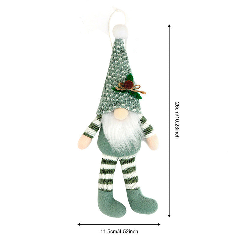 Wholesale Christmas gnome figurine with long legs