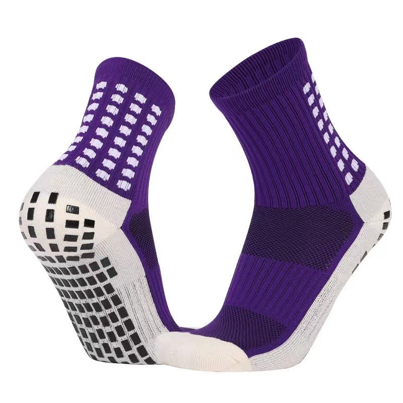 Wholesale Adult Anti Slip and Sweat Absorbing Thick High Tube Sports Socks