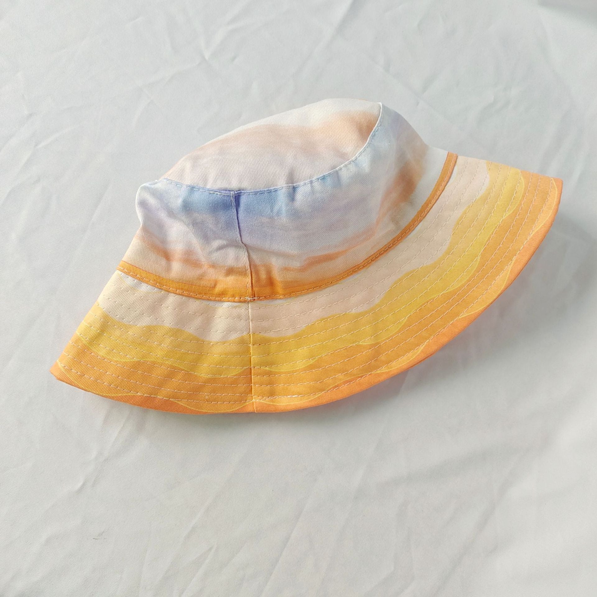 Sombrero de cubo de mosaico de estampado de algodón al por mayor