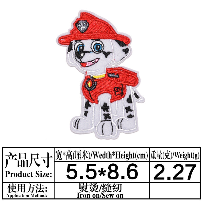 Wholesale Cute Puppy Embroidery Patches 23 Styles Cartoon Cloth Patch Set For Clothing Bags Towels Kids DIY Repair Decor Chic Fashion Accessory