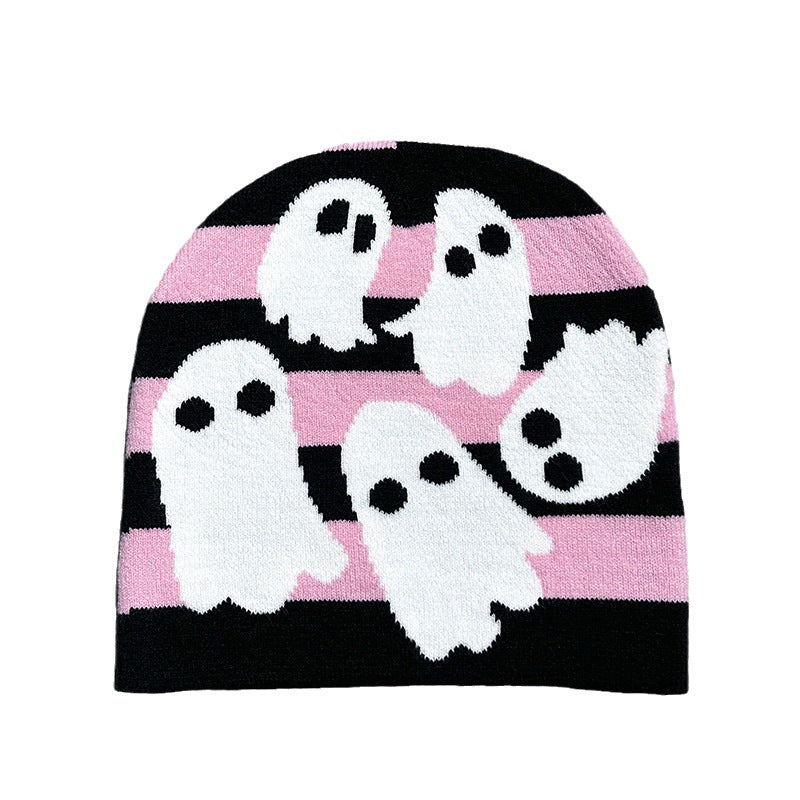 Wholesale Acrylic Halloween Ghost Wool Hats