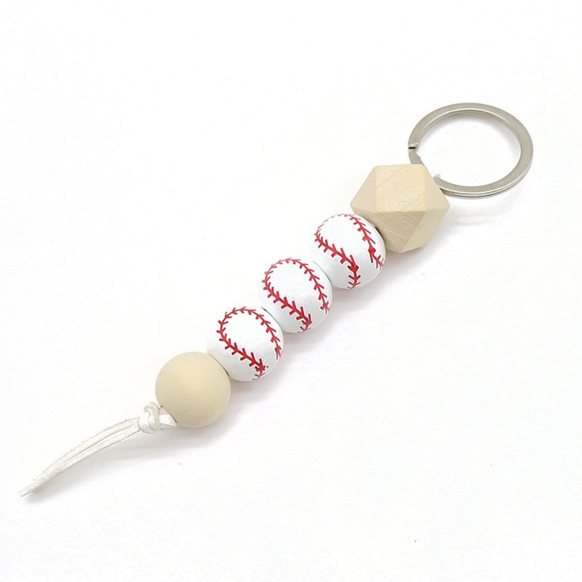 Wholesale Basketball Baseball Creative Wood Keychain