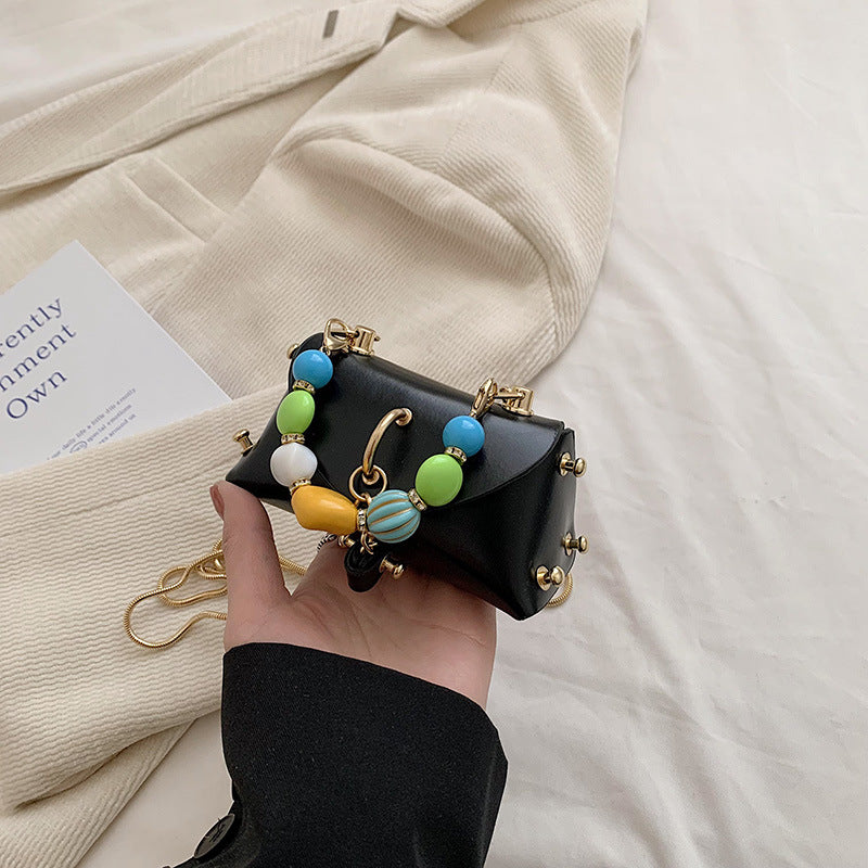 Wholesale Candy Color Chain PU Single Shoulder Crossbody Bag