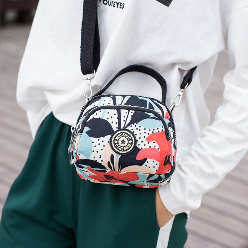 Wholesale Waterproof Canvas Mini Cosmetic Bag Messenger Bag