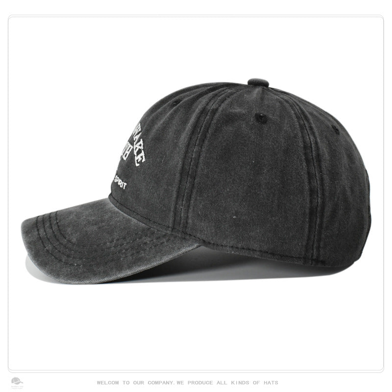 Wholesale Street Soft brimmed Letter Embroidered Sunscreen Baseball Hat