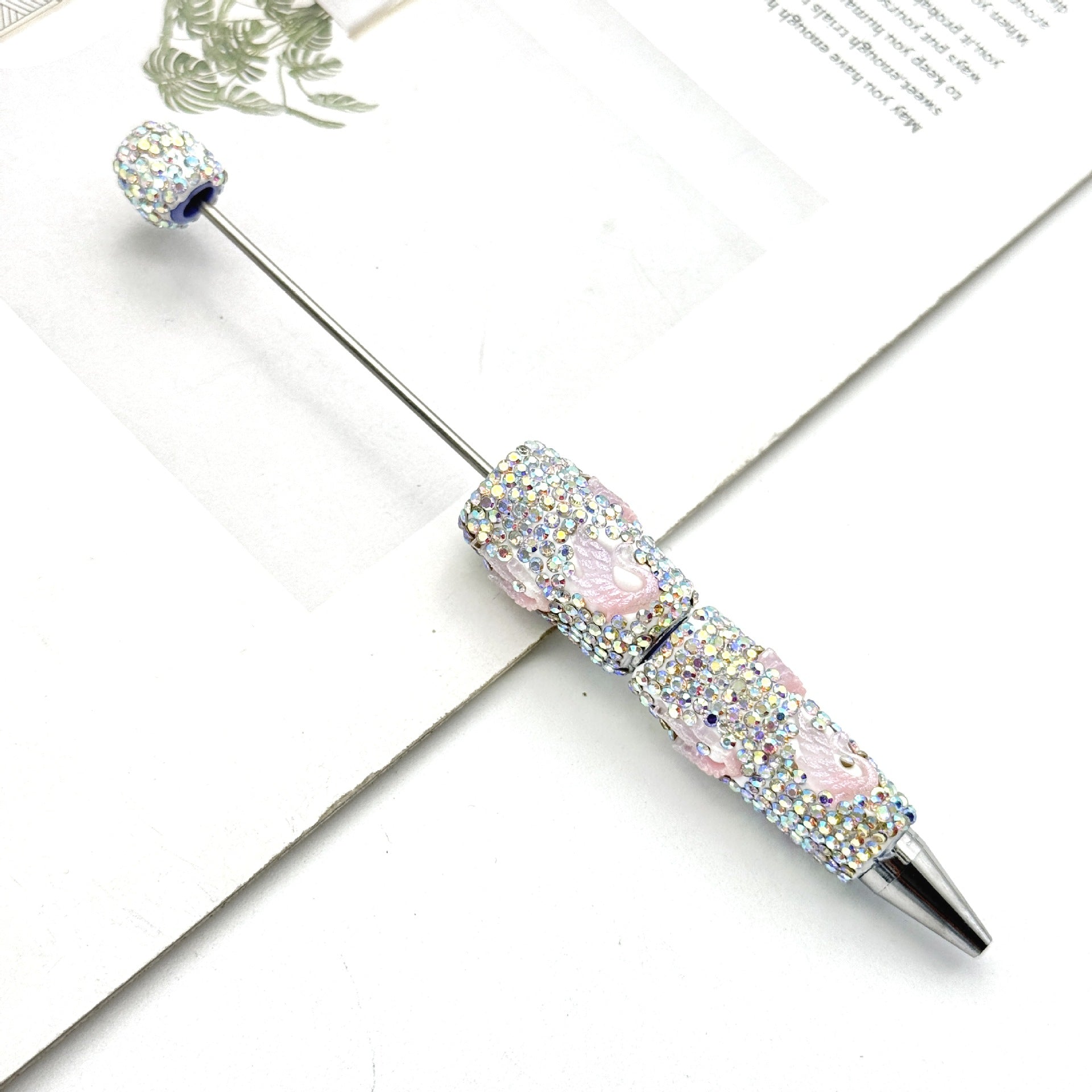 Wholesale Cute Full Diamond Bead Pen  beadable pens