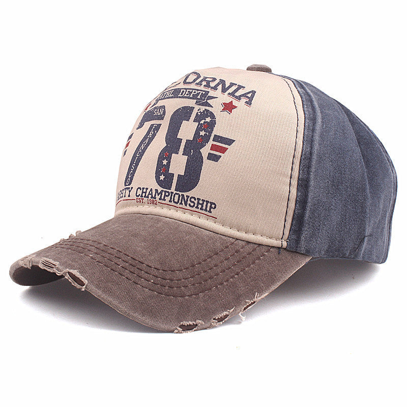 Wholesale Truck Baseball Cap Washed Coating Sunshade Casual Duck Tongue Baseball Cap Cotton Korean Hat