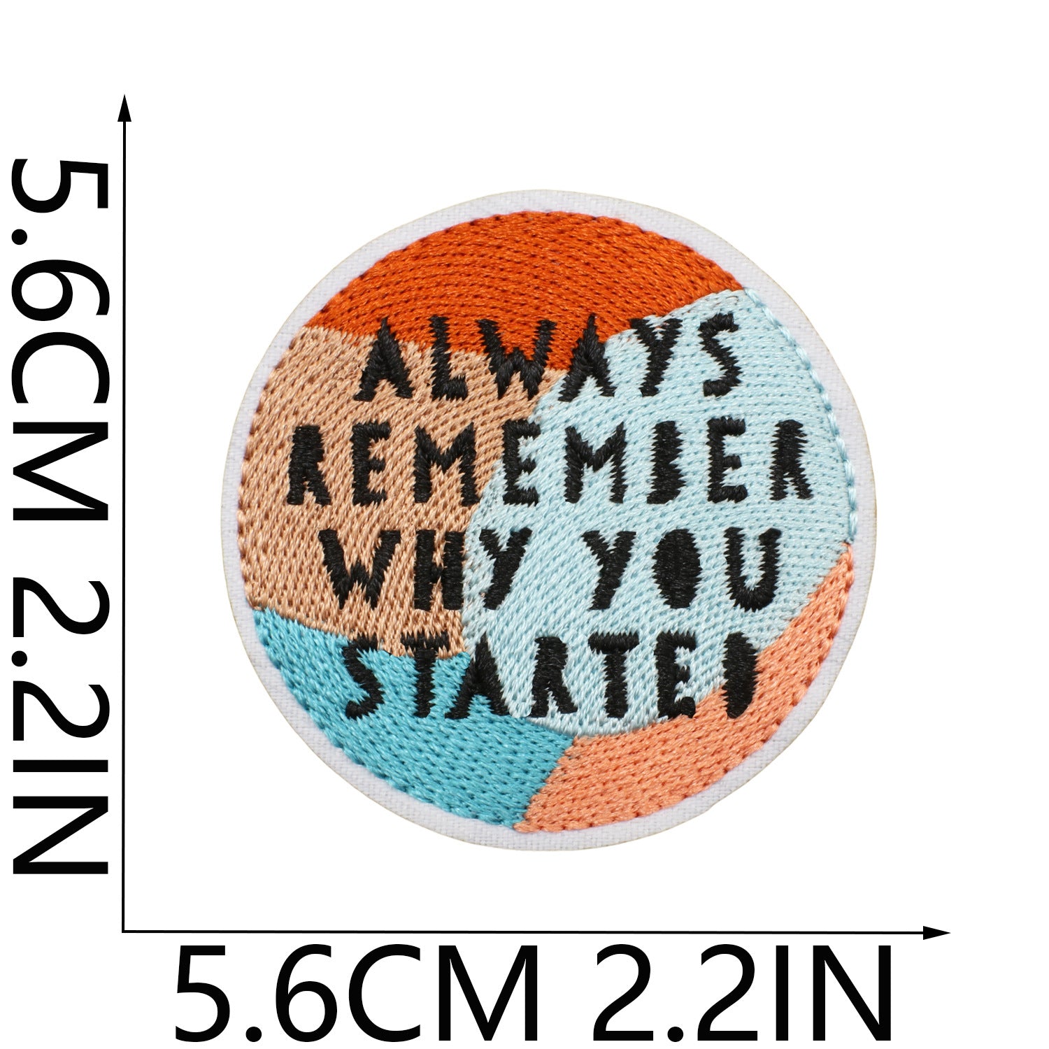 Wholesale Polyester Embroidered Patch Decorative Accent Inspirational Quote Love Yourself English Slogan Applique For Clothing Bags DIY Craft Stylish Fashion Accessory