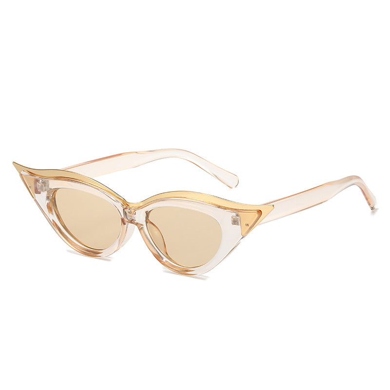 Wholesale Cat-eye Retro Fashion Metal Sunglasses
