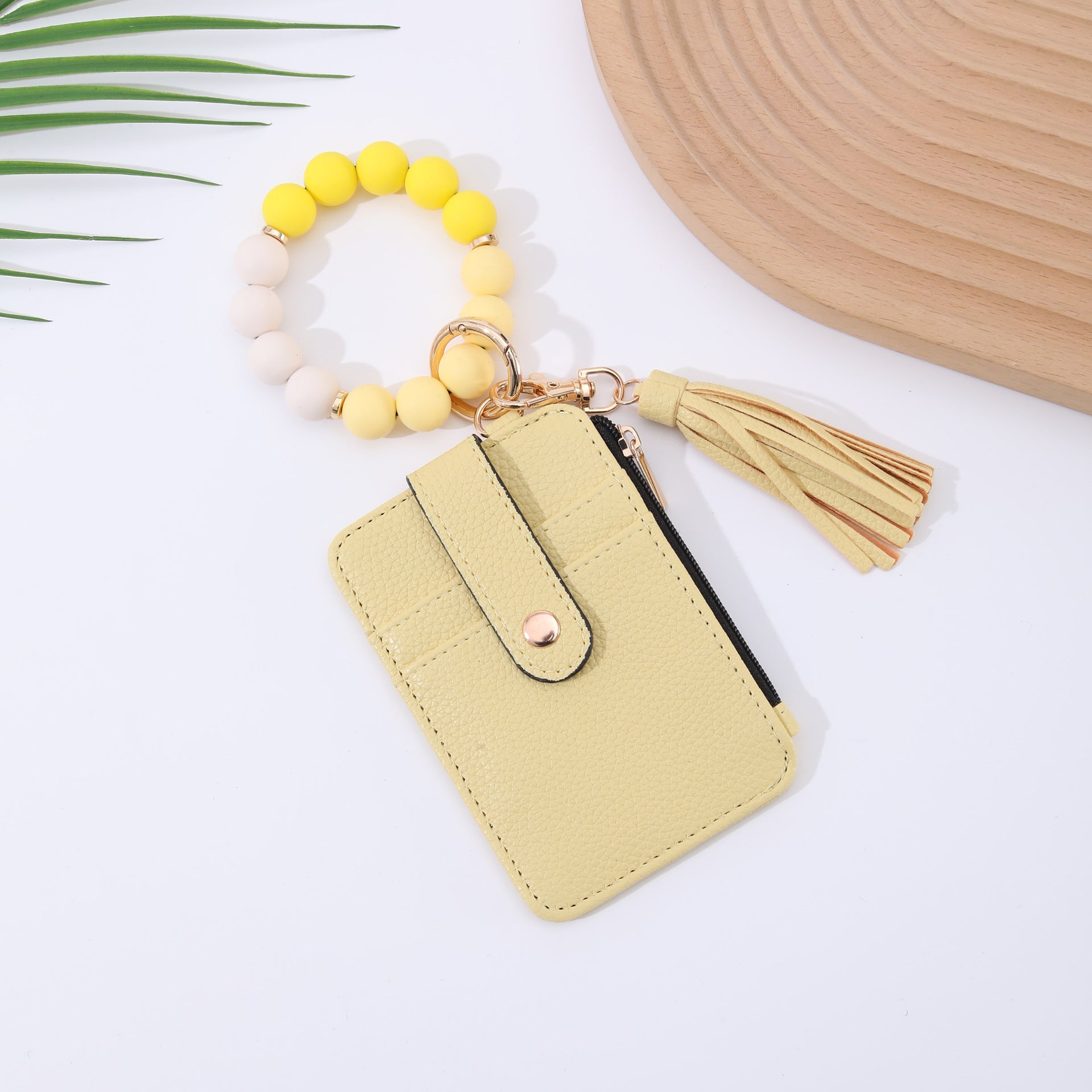 Wholesale Silicone leather wallet  Keychains