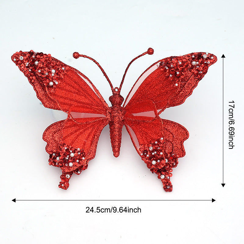 Wholesale Christmas decorative ornaments 3D snowflake bows