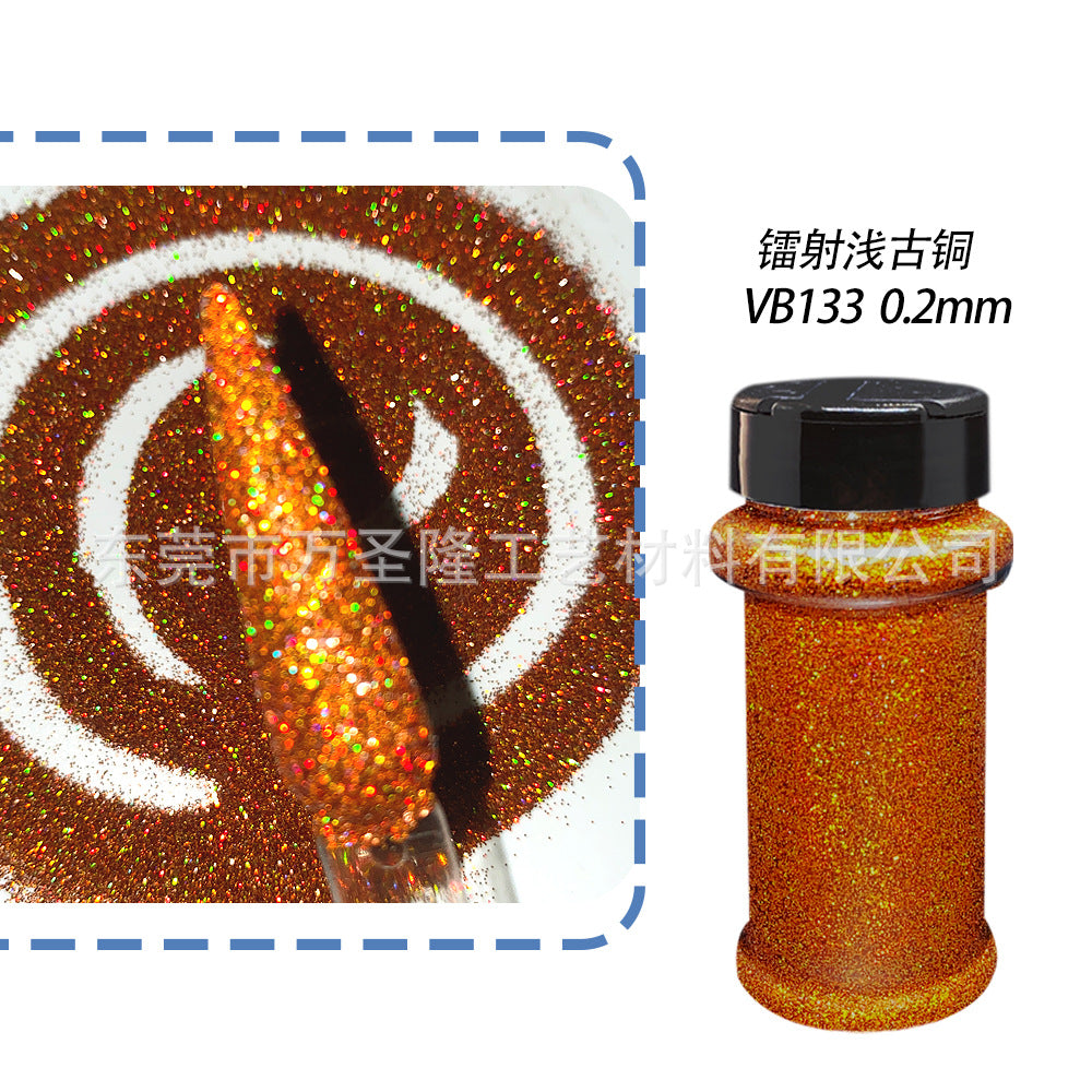 Wholesale Holographic Bottle Glitter Nail Art Colorful Sequins