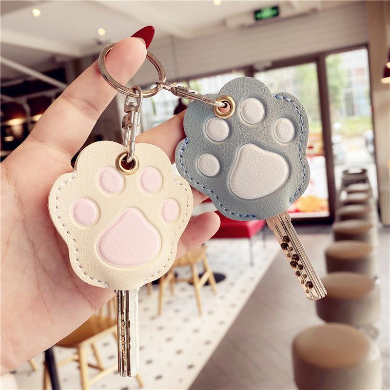 Titular de la llave de la garra del gato de dibujos animados de PVC al por mayor