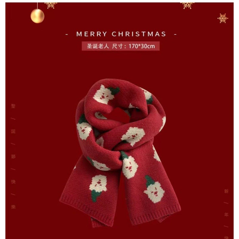 Wholesale Christmas Imitation Cashmere Scarf