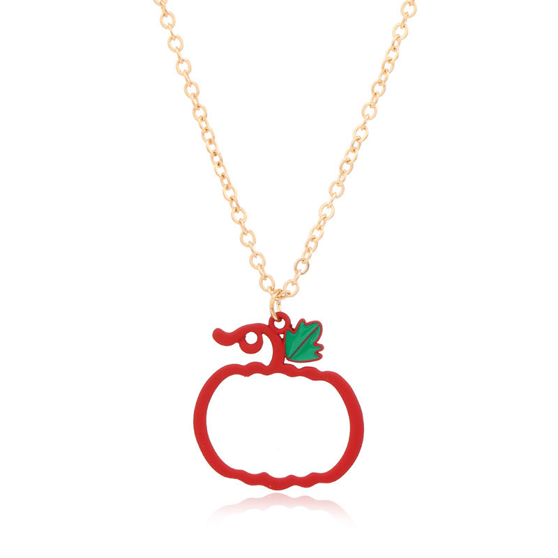 Wholesale Retro Exaggerated Ghost  Ghost Mask  Necklace