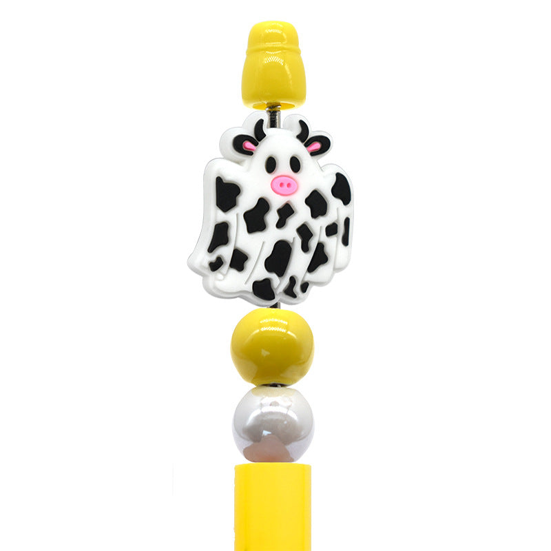 Wholesale 100pcs Creative DIY Halloween Skull Soft Beads