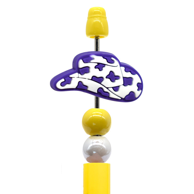 Wholesale Random100pcs/pack DIY Pen Beads High-Value Student Stationery Jewelry