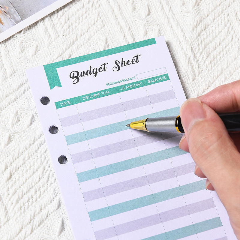 Wholesale Perforated Budget, Consumption Accounting Budget, Cash Envelope, Consumption Paper Card