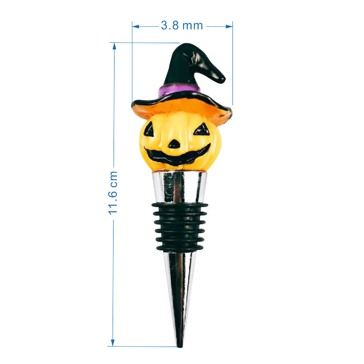Wholesale Halloween Pumpkin Silicone Wine Stopper
