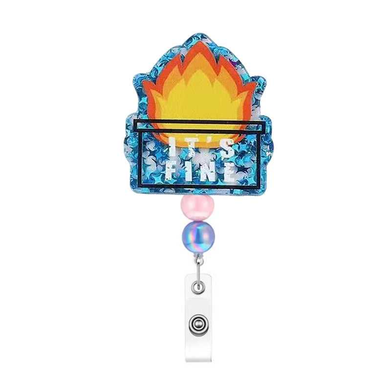 Wholesale Colorful Fire Box  Badge Reels