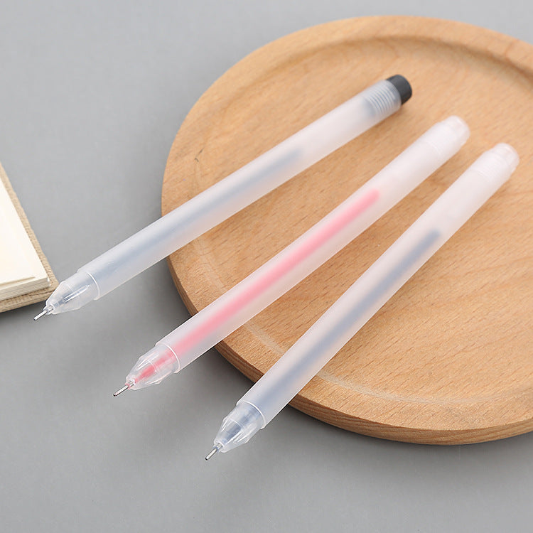 Wholesale Plastic Transparent Matte Rollerball Pen