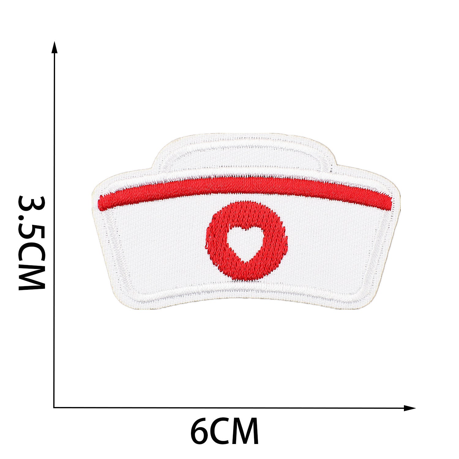Wholesale Trendy Embroidered Nurse Patch Love Design Iron On Clothing Decorative Patch For Resale