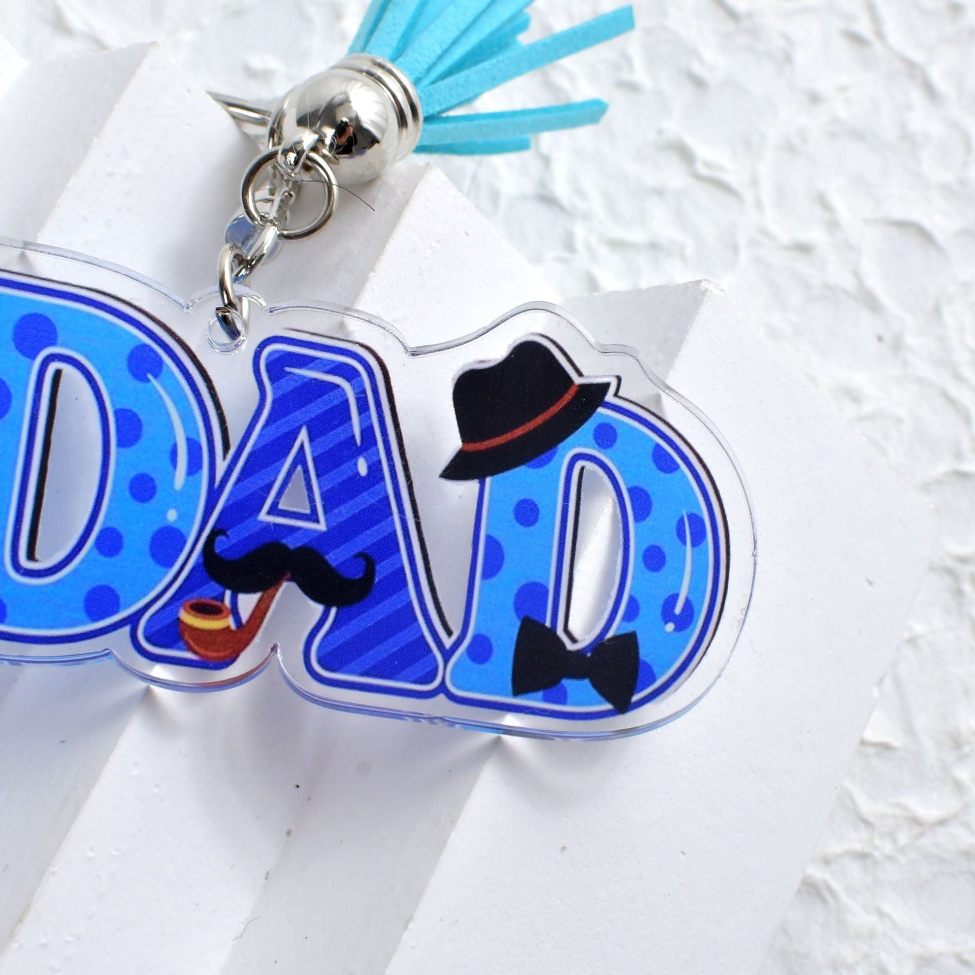 Wholesale Best Dad Letter Father's Day Gift Keychain