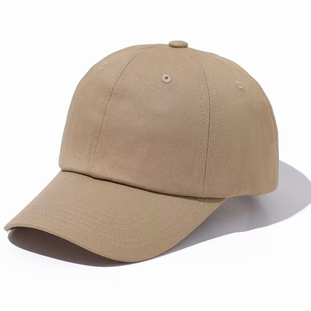 Wholesale Solid color cotton large circumference baseball cap