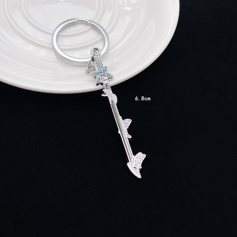 Wholesale Anime Demon Slayer Peripheral Weapons Alloy Keychains