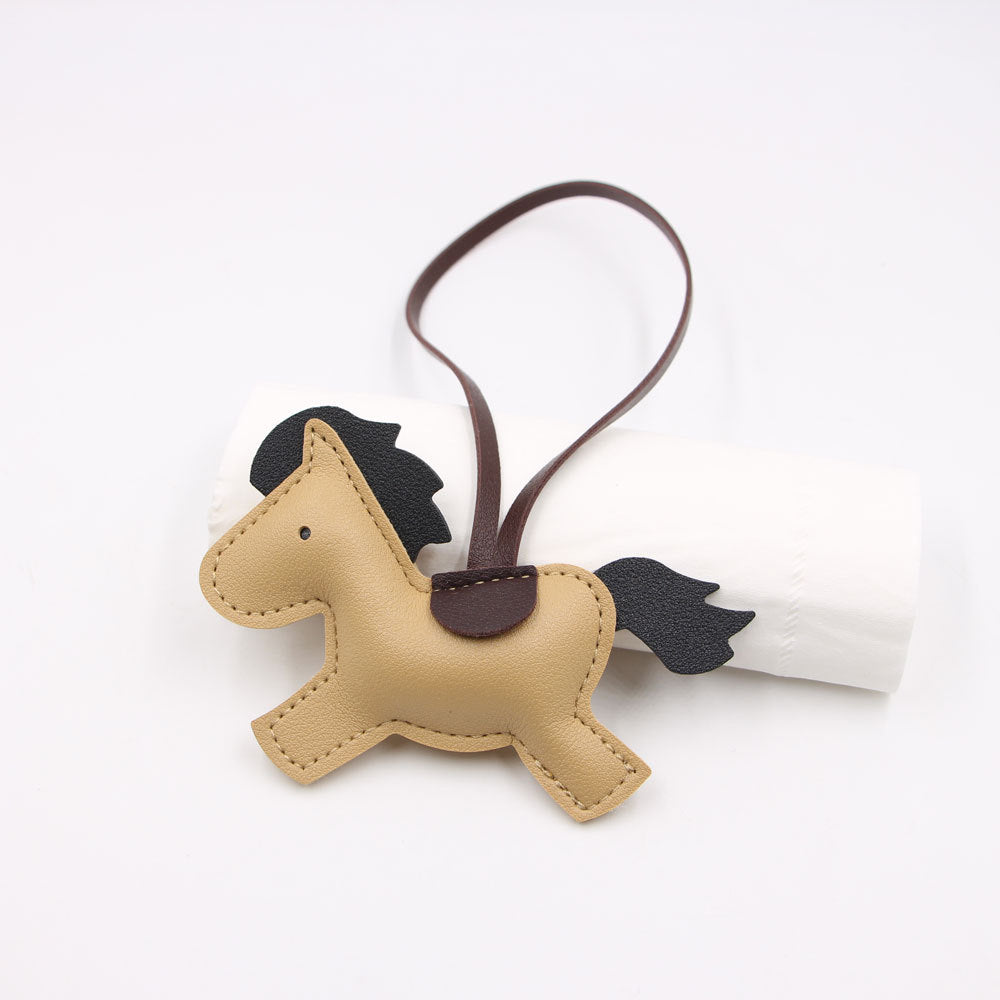 Wholesale Red Artificial Leather Pony Bag Charm Trendy Fashion Accessory For Bags Keys Boutique Resale Gift