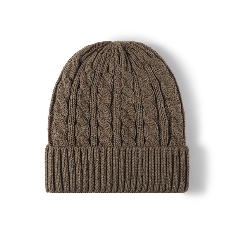 Wholesale Winter Thick Jacquard Knitted Outdoor Warm Ear Protection Knitted Hat