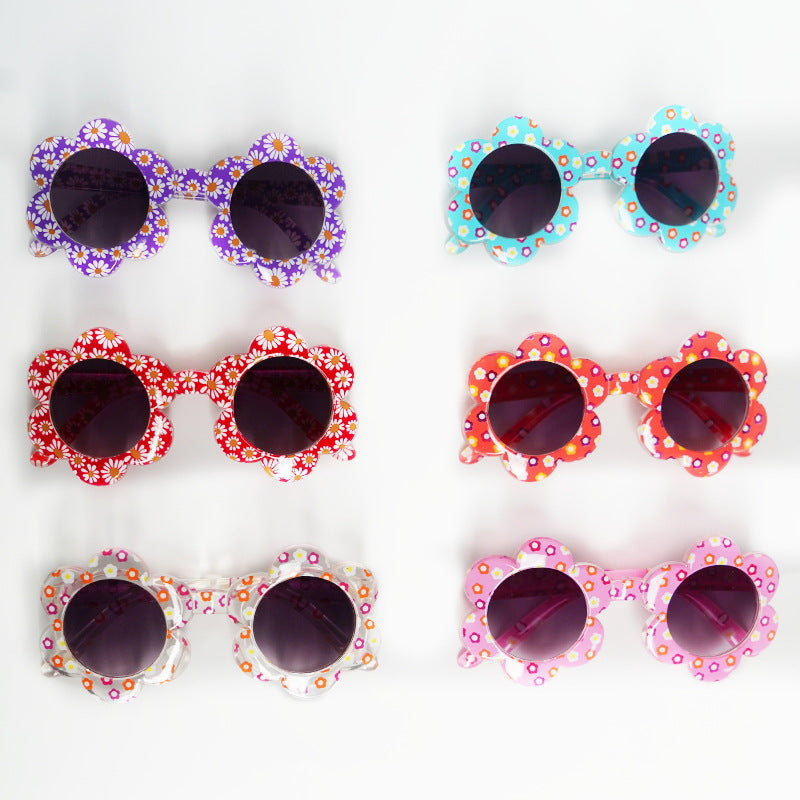 Wholesale Multi-color Fashionable Children's Sunflower Sunglasses