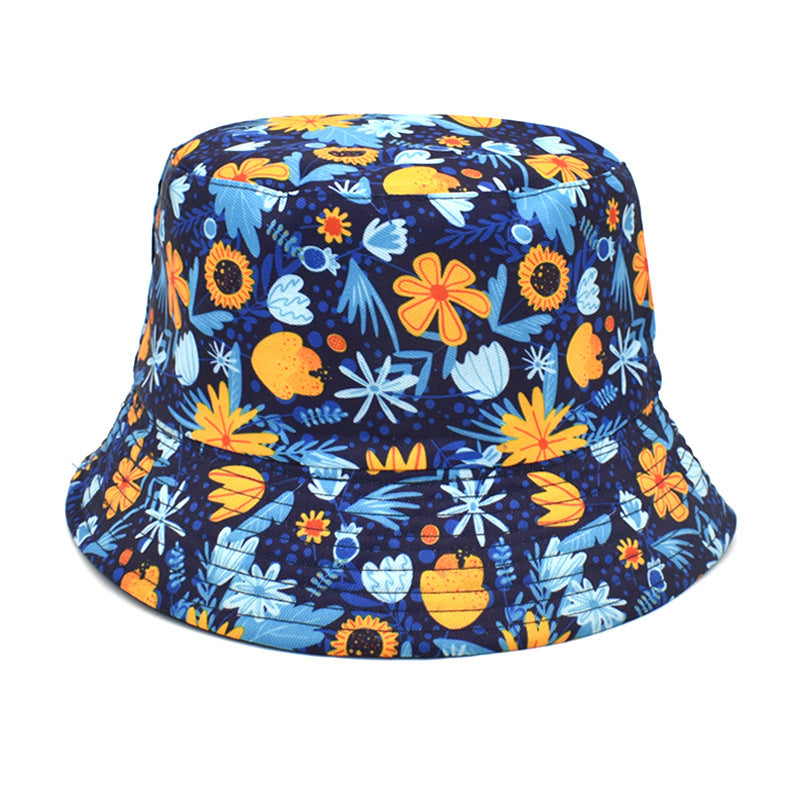 Wholesale Undersea Animal Mushroom Printed Sun Visor Fisherman Hat