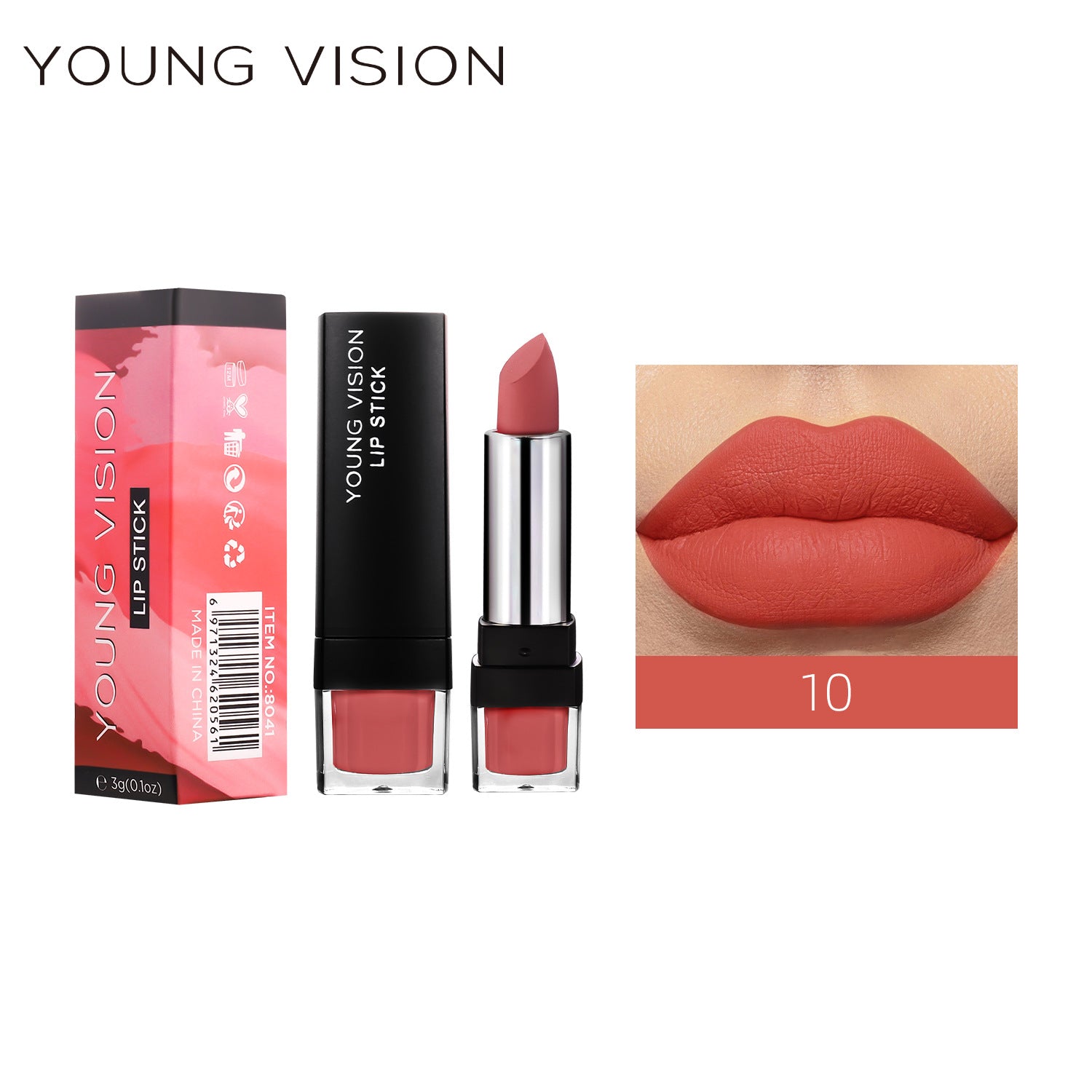 Wholesale Wholesale matte but not dry 12 colors velvet non-stick cup lipstick lipstick