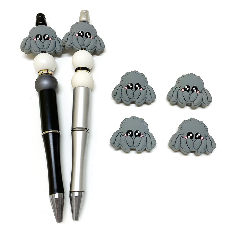 Wholesale New in stock Octopus silicone cartoon beads baby bite food grade bead accessories