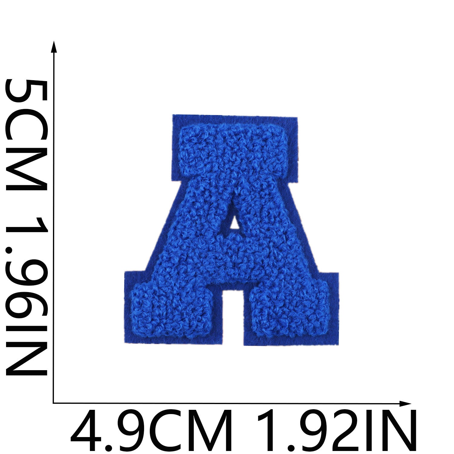 Wholesale Embroidered fabric patch hat and bag decoration A-Z English letter  DIY Patches