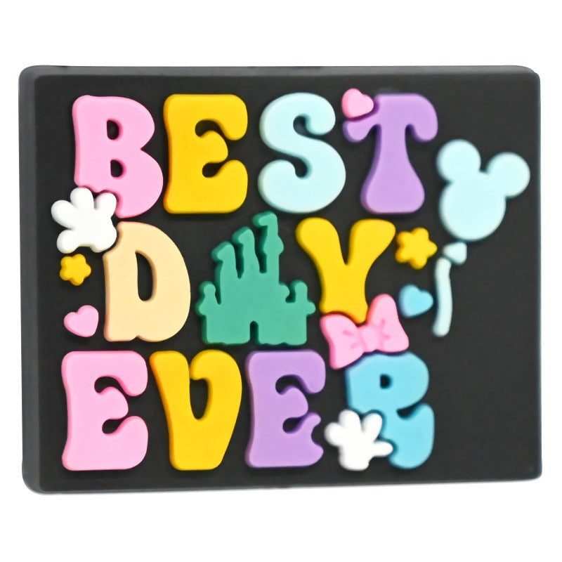 Wholesale   Random 100pcs/pack   Cartoon Student Stationery Decorative Beads