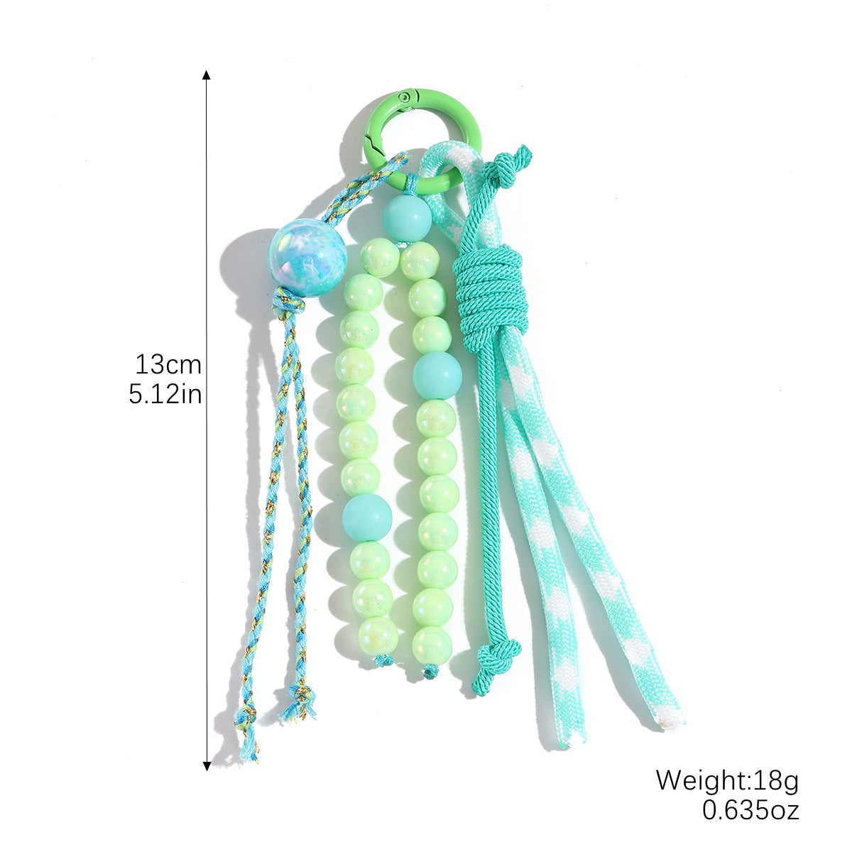 Wholesale Colorful Dopamine Hand-Woven Lanyard Keychain Braided Rope